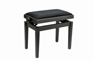 Ława fortepianowa Ambra PB-2 drewniana black matt 